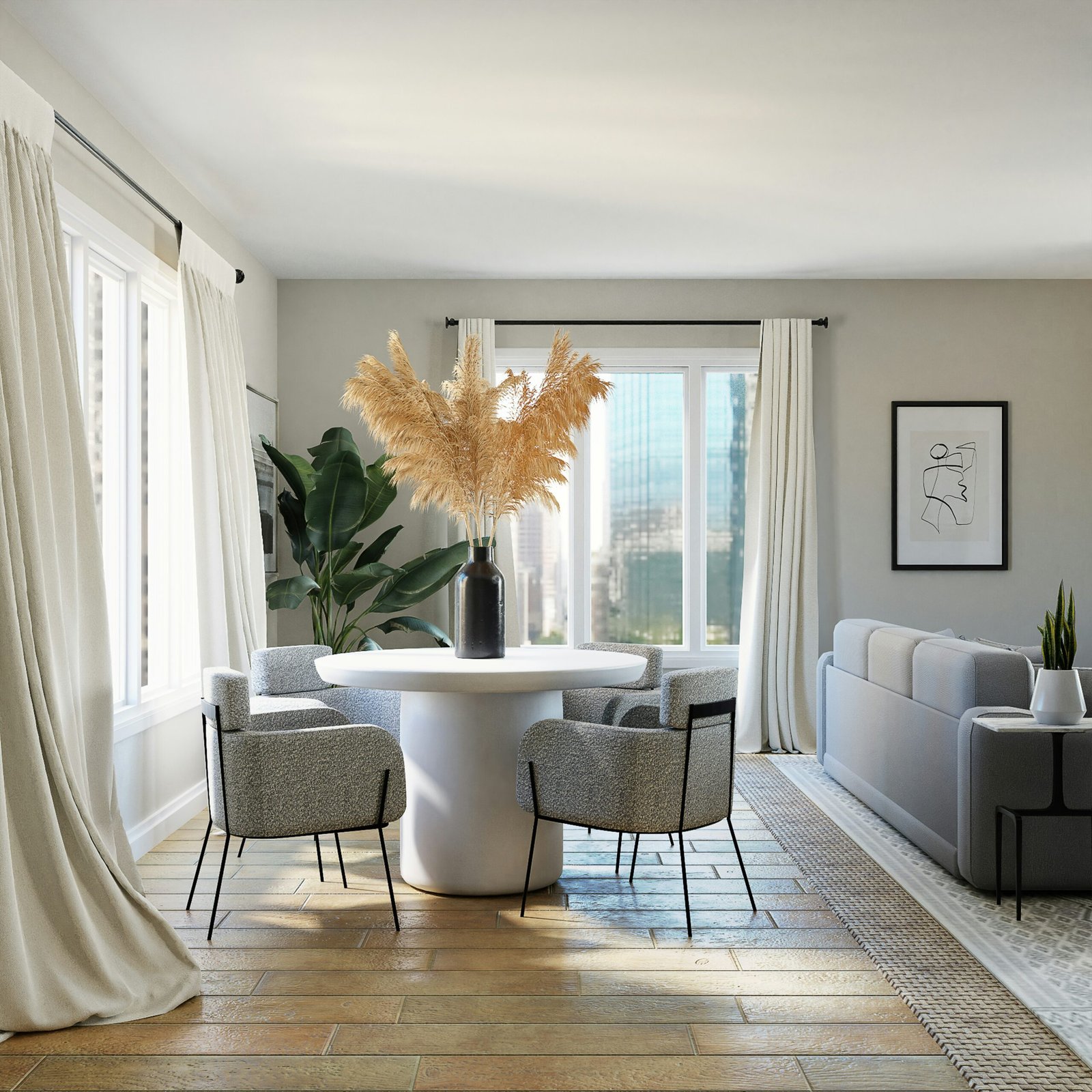 Discover the Best Interior Designer Solutions Near You 1 white and gray sofa chairs near white window curtain